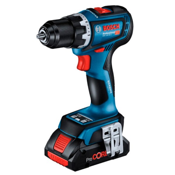 Аккумуляторная дрель-шуруповерт Bosch Professional GSR 18V-90 C с 2 акб GBA 18V 5 Ah и з/у GAL 18V-40, в L-BOXX 136