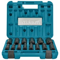 Набор удлиненных ударных головок 1/2'' Impact Black Makita E-16586