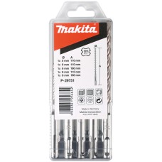 Набор буров Makita SDS-Plus, 5 шт