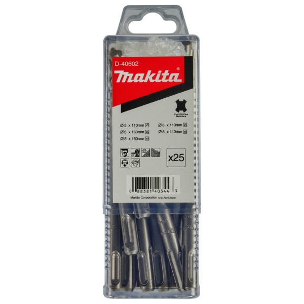 Набор буров Makita SDS-Plus, 25 шт