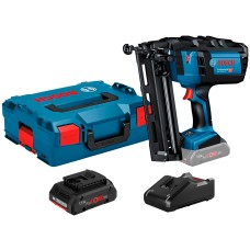 Аккумуляторный гвоздезабиватель Bosch GNH 18V-64 M Professional с 2 акб ProCORE 18 V 4.0 Ah, з/у GAL 18V-40 в L-BOXX 136