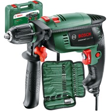 Дриль ударний Bosch UniversalImpact 700 в чемодані з набором з 39 насадками