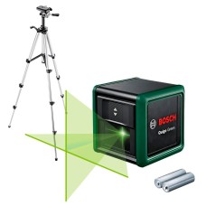 Лазерний нівелір Bosch Quigo green зі штативом і батарейками