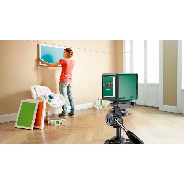 Лазерный нивелир Bosch Quigo Plus со штативом и мишенью