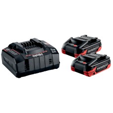 Базовый комплект Metabo 2 акб LiHDX 4,0 Ah + з/п ASC 145