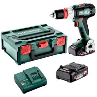 Аккумуляторная ударная дрель-шуруповерт Metabo SB 18 L Quick с 2 акб 18V 2 Ah, з/п SC 30 в metaBOX 145