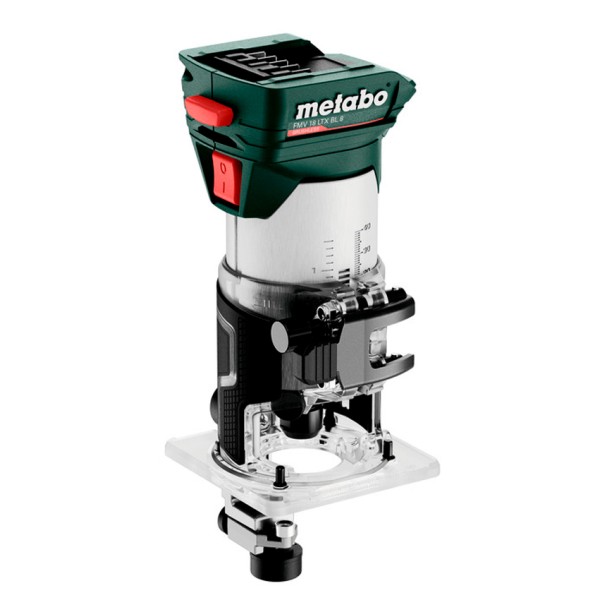 Аккумуляторный фрезер для обработки кромок Metabo FMV 18 LTX BL 8, без акб в metaBOX 145 L