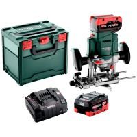 Аккумуляторный фрезер Metabo OFV 18 LTX BL 12 с 2 акб 18 V 5.5 Ah, з/у ASC 145 в metaBOX 340