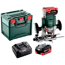 Аккумуляторный фрезер Metabo OFV 18 LTX BL 12 с 2 акб 18 V 5.5 Ah, з/у ASC 145 в metaBOX 340
