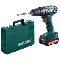 Аккумуляторный шуруповерт Metabo BS 14,4 с 2 акб 1.5 Ah, з/у SC 60 Plus в кейсі
