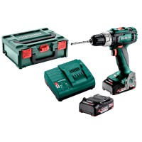 Аккумуляторная ударная дрель-шуруповерт Metabo SB 18 L с 2 акб 18V 2 Ah, з/у SC 30 в metaBOX 145