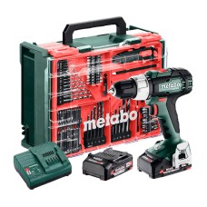 Аккумуляторная ударная дрель-шуруповерт Metabo SB 18 L Mobile Workshop с 2 акб 18V 2 Ah, з/у SC 30