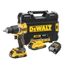 Дрель-шуруповерт 100 Years DeWalt с 2 акб 18V XR Li-lon 2 Ah, з/у, кейс TSTAK