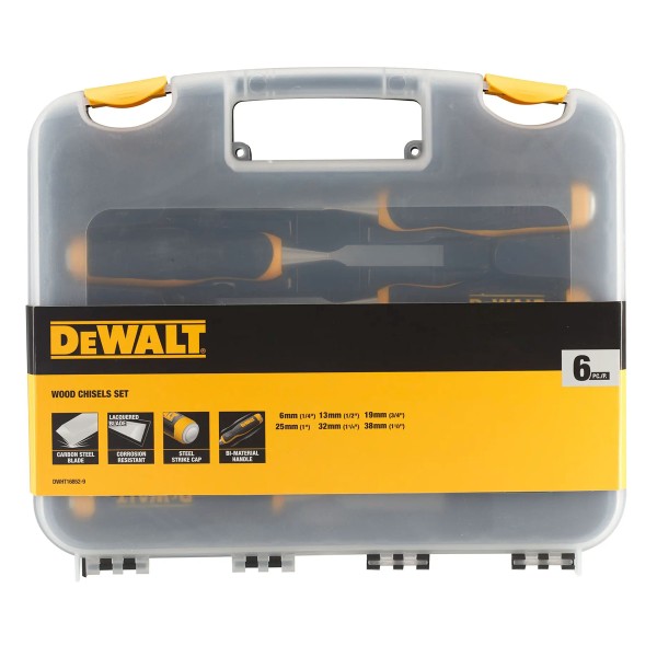 Набор стамесок DeWalt, 6 шт