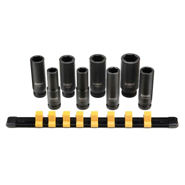 Набор головок 1/2' DeWalt, 8 шт