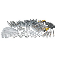 Набор головок, бит, ключей 1/4, 3/8, 1/2 DeWalt, 341 шт