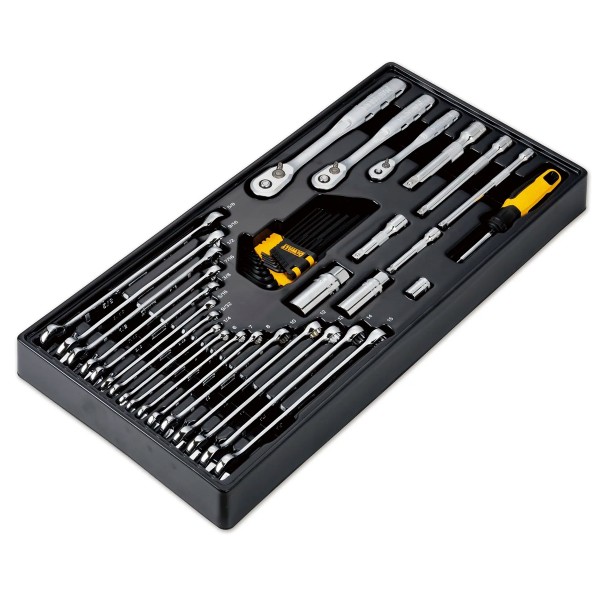 Набор головок, бит, ключей 1/4, 3/8, 1/2 DeWalt, 341 шт