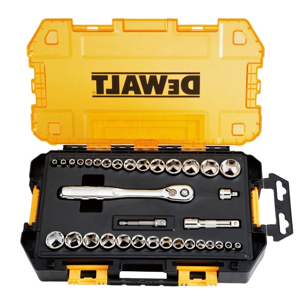 Набор головок 1/4, 3/8 DeWalt, 34 шт