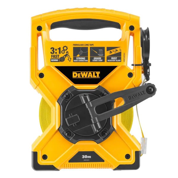 Рулетка измерительная FIBREGLASS DeWALT, 30 м