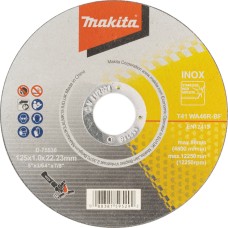 Отрезной диск для нержавеющей стали Makita, 125х1х22,23мм 46R