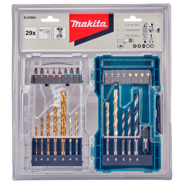 Набор сверл и бит Makita, 29 шт