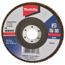Лепестковый шлифовальный диск по металлам Makita, 125 мм A80
