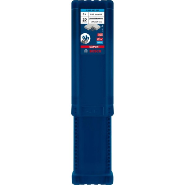Ударный бур Bosch Expert SDS-Max-8X, 20x200x320 мм, 5 шт