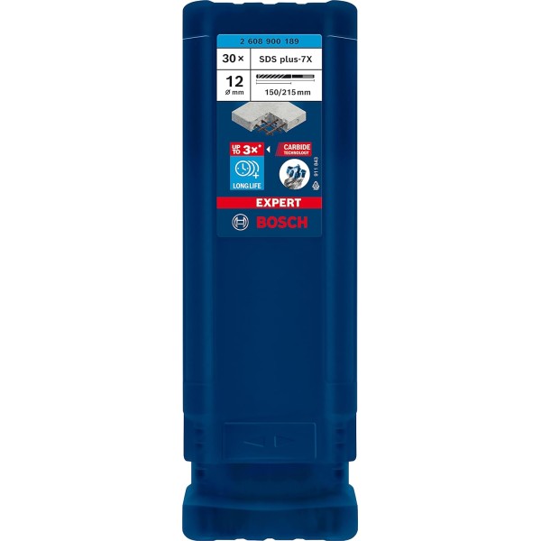 Ударный бур Bosch Expert SDS-Plus-7X 12x150x215 мм, 30 шт