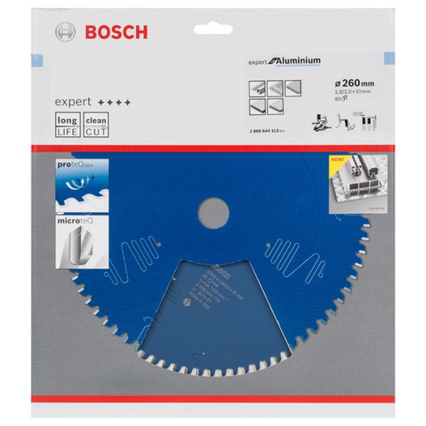 Пильный диск Bosch Expert for Aluminium 260х2,8х30, 80 HTLCG