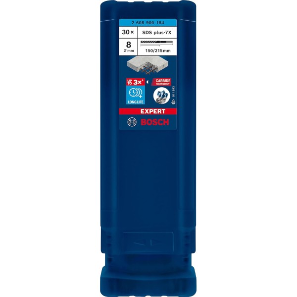 Ударный бур Bosch Expert SDS-Plus-7X 8x150x215 мм, 30 шт