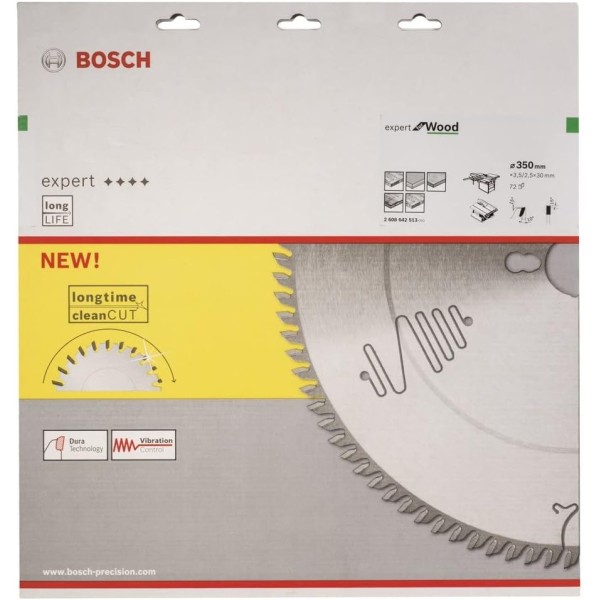 Пильный диск Bosch Expert for Wood 350х30, 72 ATB