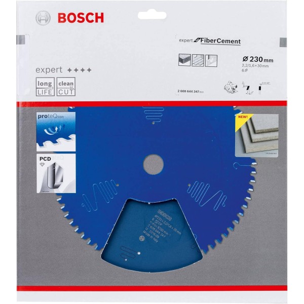 Пильный диск Bosch Expert for Fiber Cement 230х2,2/1,6х30 мм-6 T