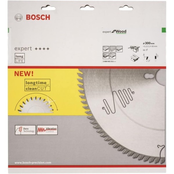 Пильный диск Bosch Expert for Wood 300х30, 96 ATB