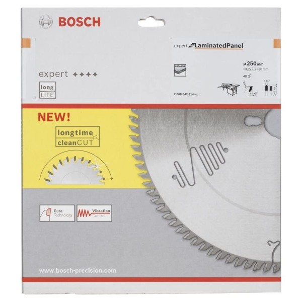 Пильный диск Bosch Expert for Laminated Panel, 250x30 мм