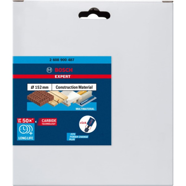 Коронка Bosch Expert Construction Material, 152х60 мм