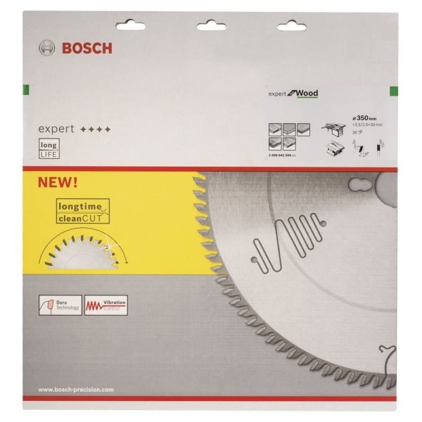 Пильный диск Bosch Expert for Wood 350х30, 30 ATB