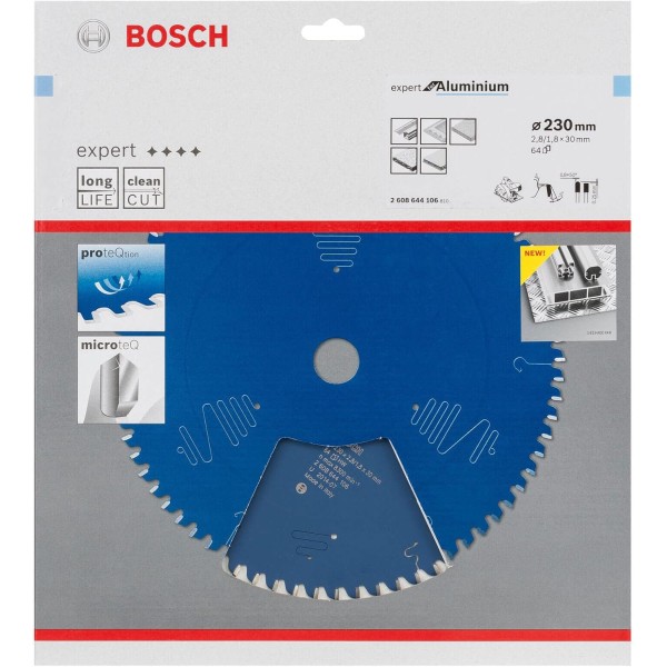 Пильный диск Bosch Expert for Aluminium 230х30х2.8, 64 HLTCG