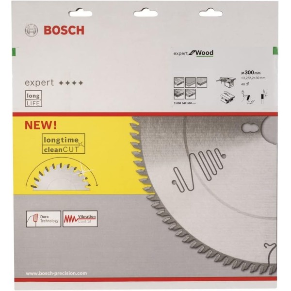 Пильный диск Bosch Expert for Wood 300х3.2х30, 48 ATB