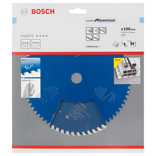 Пильный диск Bosch Expert for Aluminium 190х2,6х30, 56 HTLCG