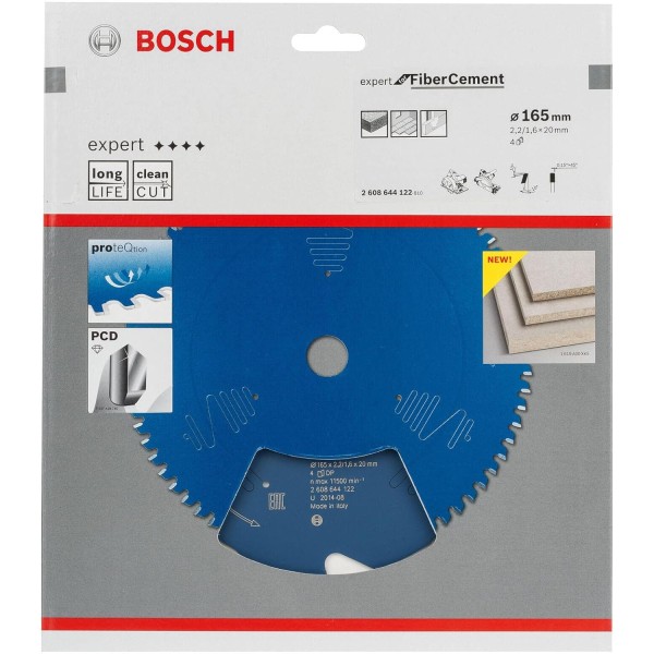 Пильный диск Bosch Expert for Fiber Cement 165х2,2х20, 4 TCG