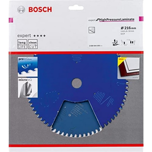 Пильный диск Bosch Expert for High Pressure Laminate 216x30x2,8/1,8x64 T