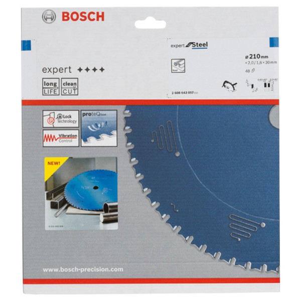 Пильный диск Bosch Expert for Steel 210х30х2, 48 HLTCG