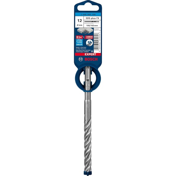 Ударный бур Bosch Expert SDS-Plus-7X 12x100x165 мм