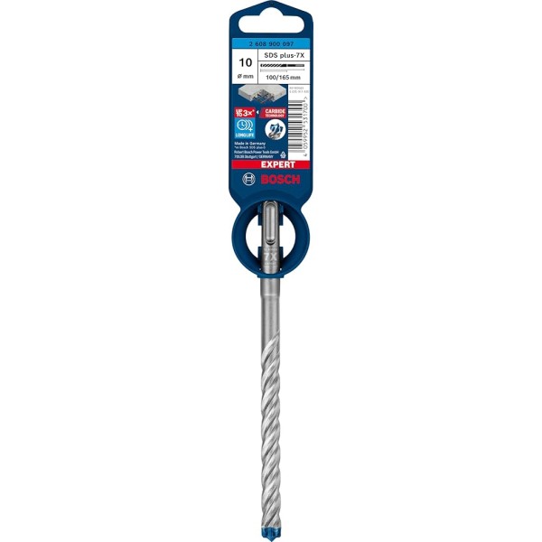 Ударный бур Bosch Expert SDS-Plus-7X 10x100x165 мм