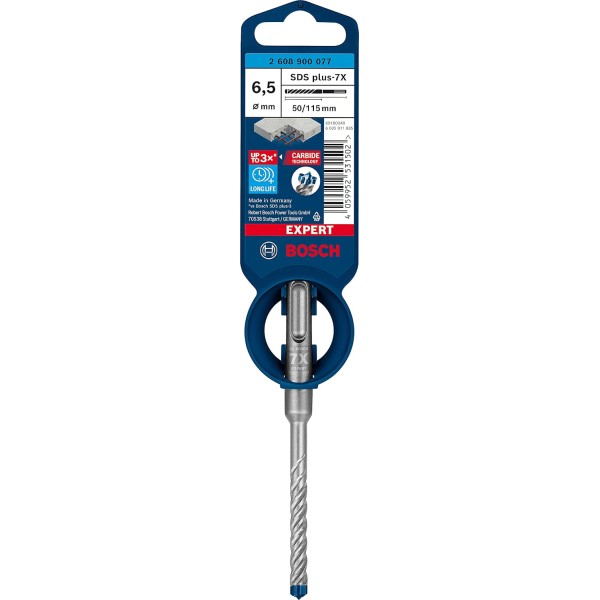 Ударный бур Bosch Expert SDS-Plus-7X 6.5x50x115 мм