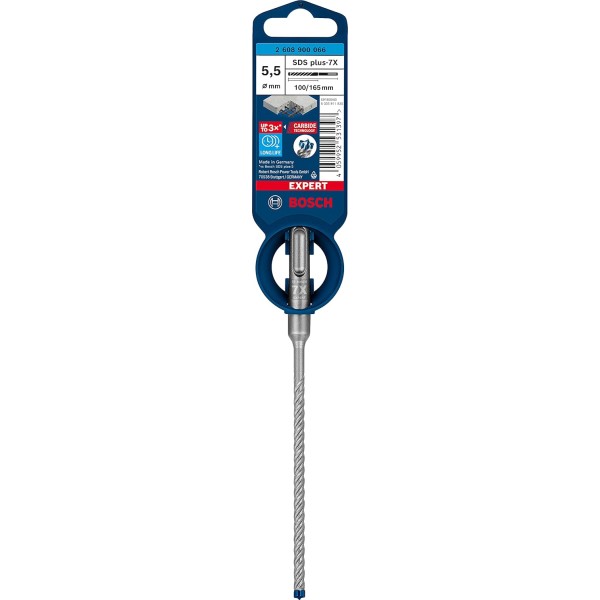 Ударный бур Bosch Expert SDS-Plus-7X 5.5х100х165 мм