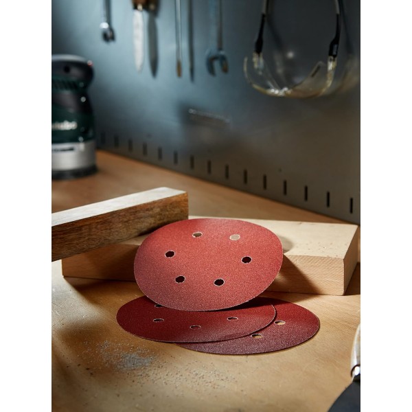 Шлифовальный диск Bosch Expert for Wood, 150 мм, K120, 5 шт