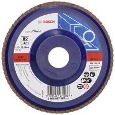 Лепестковый шлифкруг Bosch X551 Expert for Metal 125×22.23 мм К80