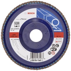 Лепестковый шлифкруг Bosch X551 Expert for Metal 125×22.23 мм К120