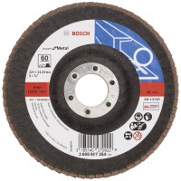 Лепестковый шлифкруг Bosch Expert for Metal 125×22.23 мм К60